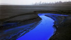 Landscapes blue lava