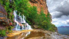 Landscapes blue Mountains Australia falls national park new 