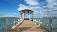 Landscapes blue skies