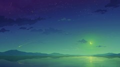 Landscapes blue skies