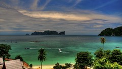 Landscapes Boats Beaches skies