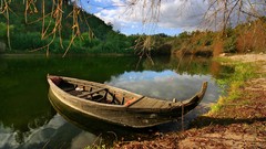 Landscapes Boats lakes