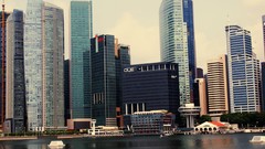 Landscapes Boats lakes cities skies