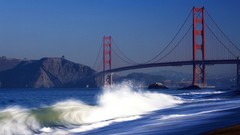 Landscapes Bridges buildings Beaches