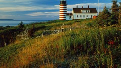 Landscapes buildings lanterns