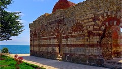 Landscapes Bulgaria Temples Sea