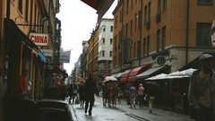 Landscapes cafe sweden cities stockholm