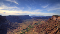 Landscapes canyon Utah creek
