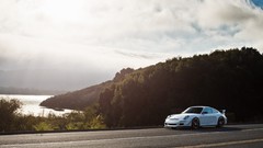 Landscapes cars Porsche roads