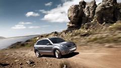 Landscapes cars rocks