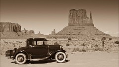 Landscapes cars vehicles models Monument Valley