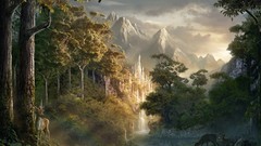 Landscapes Castles fantasy art