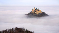 Landscapes Castles fog
