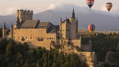 Landscapes Castles hot air