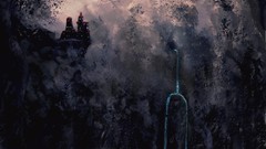 Landscapes caves artwork digital art