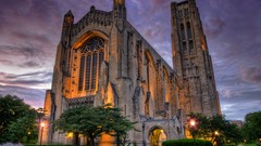 Landscapes Chicago chapel The Rock architecture USA buildings 