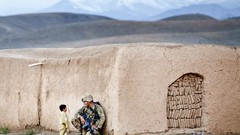 Landscapes children soldiers military Afghanistan