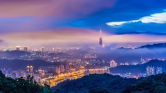 Landscapes cities taipei 101