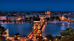 Landscapes cityscapes Bridges buildings