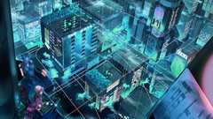 Landscapes cityscapes Robots fantasy