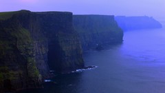 Landscapes cliffs mist