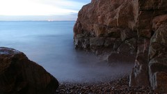 Landscapes cliffs Sea