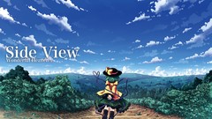 Landscapes clouds anime girls touhou komeiji koishi scenic 