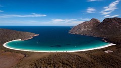 Landscapes clouds bay Australia tasmania