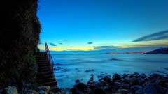 Landscapes clouds Beaches
