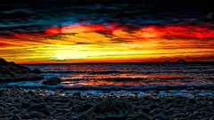 Landscapes clouds Beaches