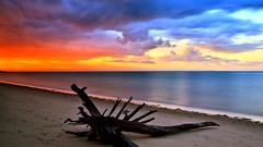 Landscapes clouds Beaches