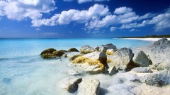 Landscapes clouds Beaches