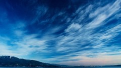 Landscapes clouds bleu