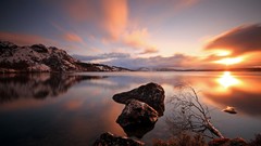Landscapes clouds coast