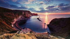 Landscapes clouds coast