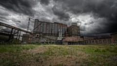 Landscapes clouds Europe cityscapes factories