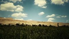 Landscapes clouds fields