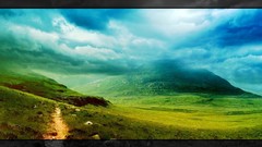 Landscapes clouds hills