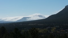 Landscapes clouds hills new mexico blue skies