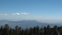 Landscapes clouds hills new mexico blue skies