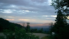 Landscapes clouds hills new mexico fair blue skies