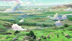 Landscapes clouds Men woman skies Hoshi wo Ou Kodomo Children 