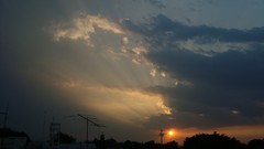 Landscapes clouds Mexico peace skies rooftops suns Guadalajara 