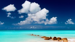 Landscapes clouds paradise Islands skyscapes