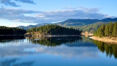 Landscapes clouds reflections