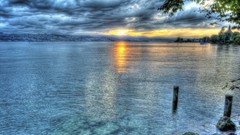 Landscapes clouds reflections