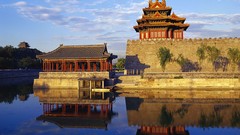 Landscapes clouds reflections buildings