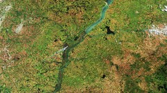 Landscapes clouds rivers forests outer space