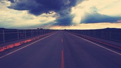 Landscapes clouds roads