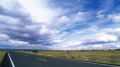 Landscapes clouds roads skylines